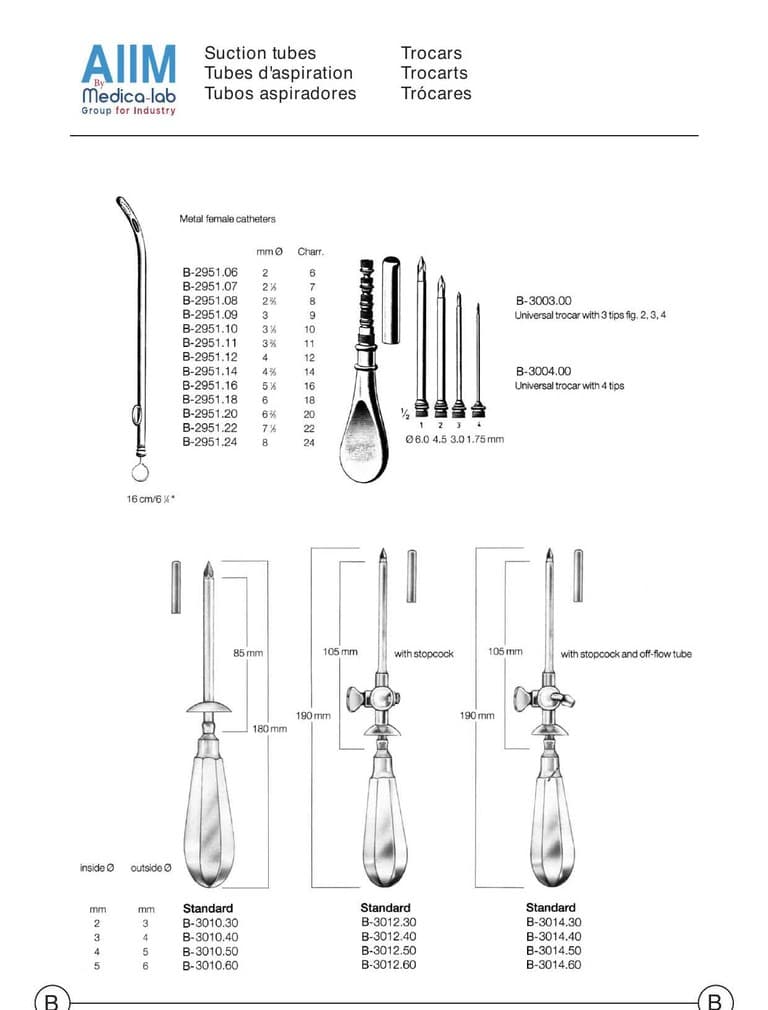 Metal Female Catheter