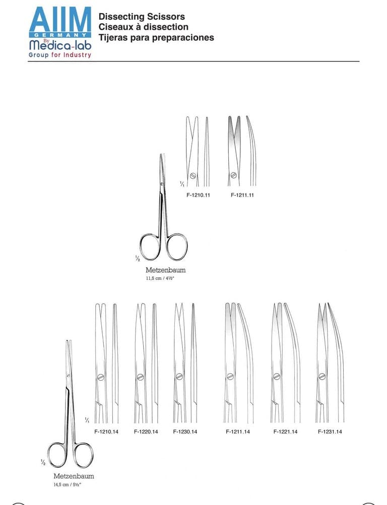 Metzenbaum Dissecting Scissors