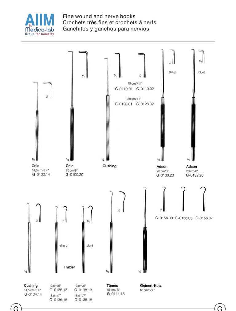 Adson Nerve Hook