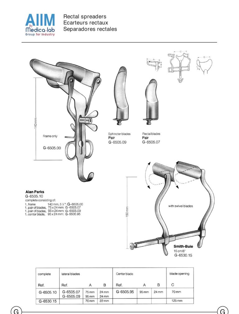 Alan Parks Self-Retaining Rectal Retractor