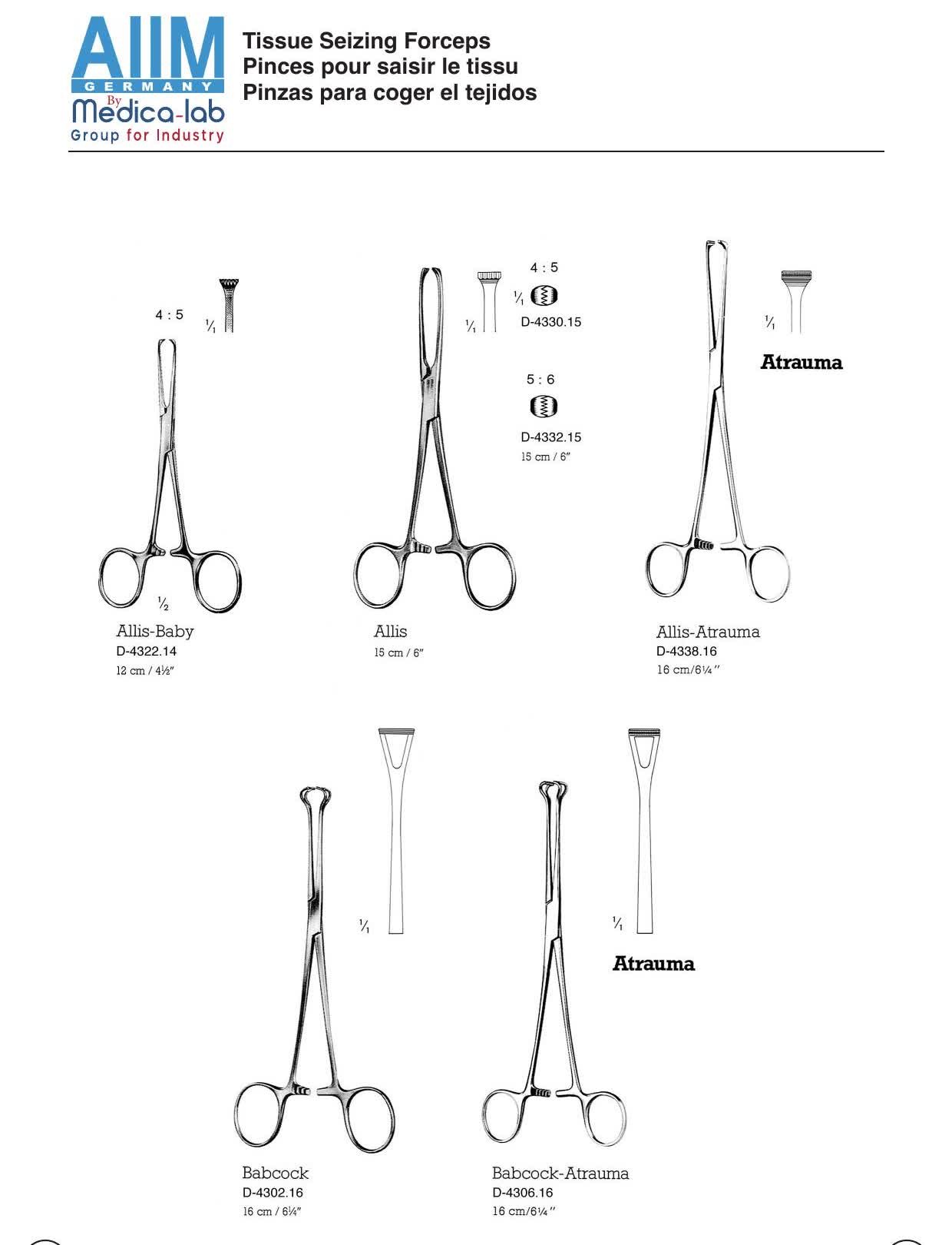 Allis Tissue Forceps