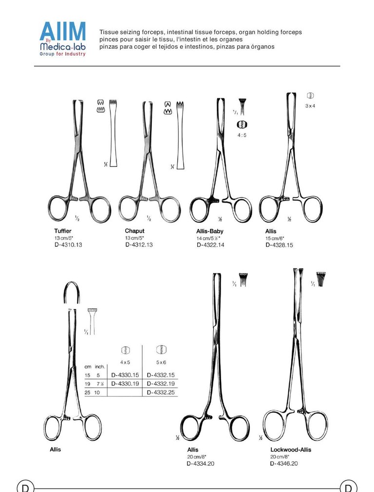 Allis Tissue Forceps