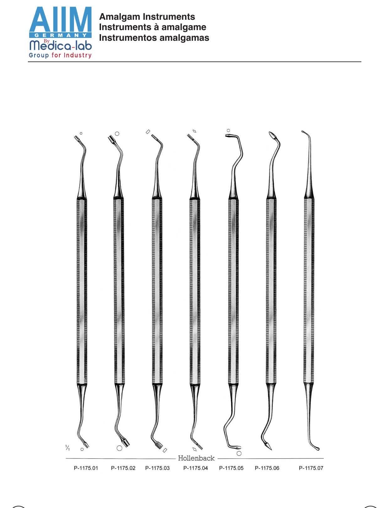 Amalgam Instruments (Hollenback Pattern)