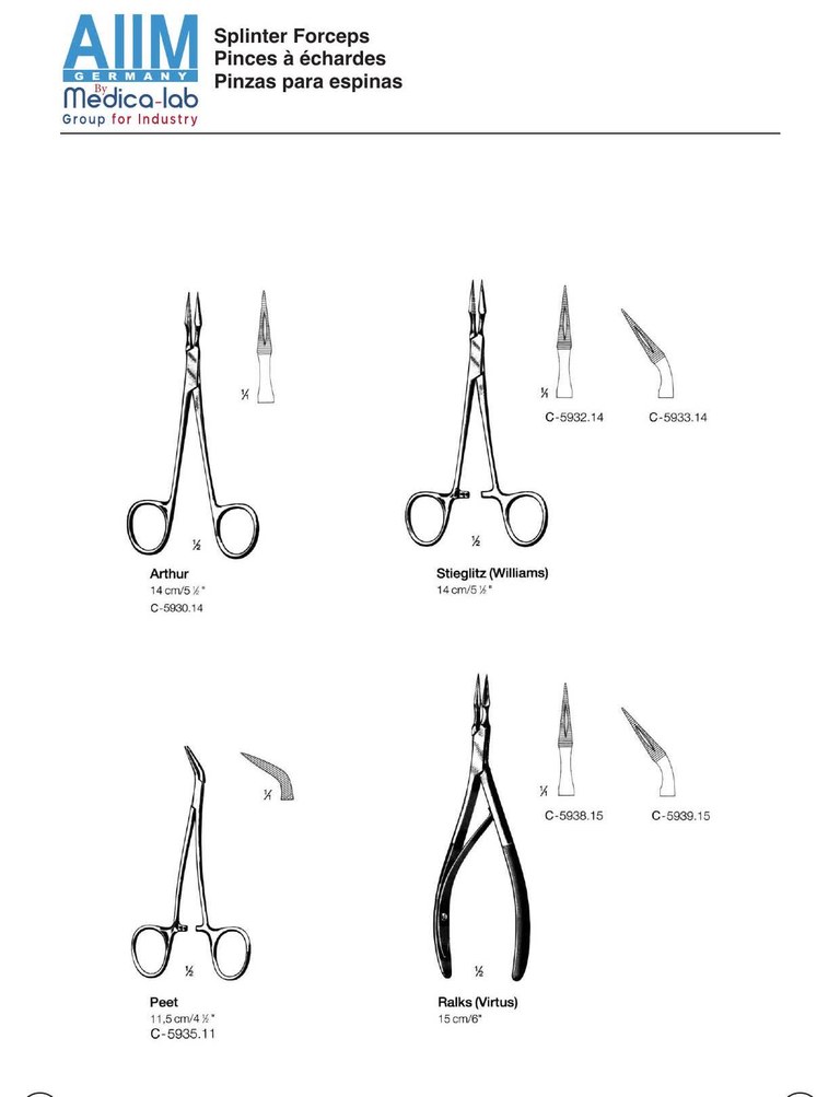 Arthur Splinter Forceps