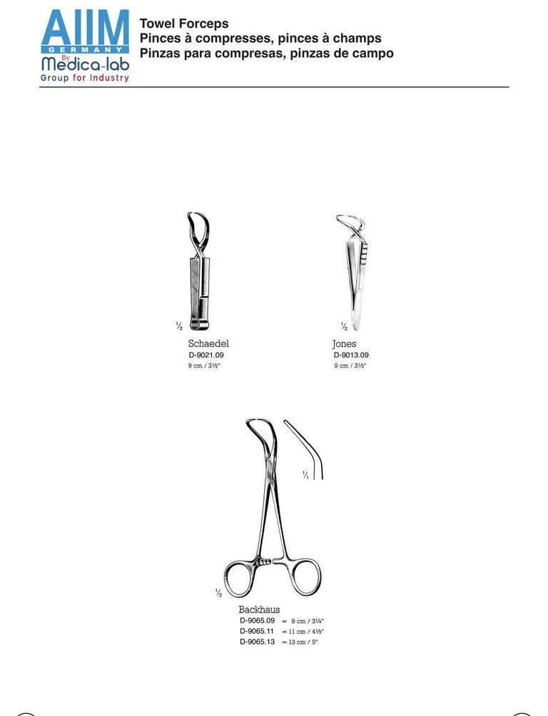 Backhaus Towel Clamp