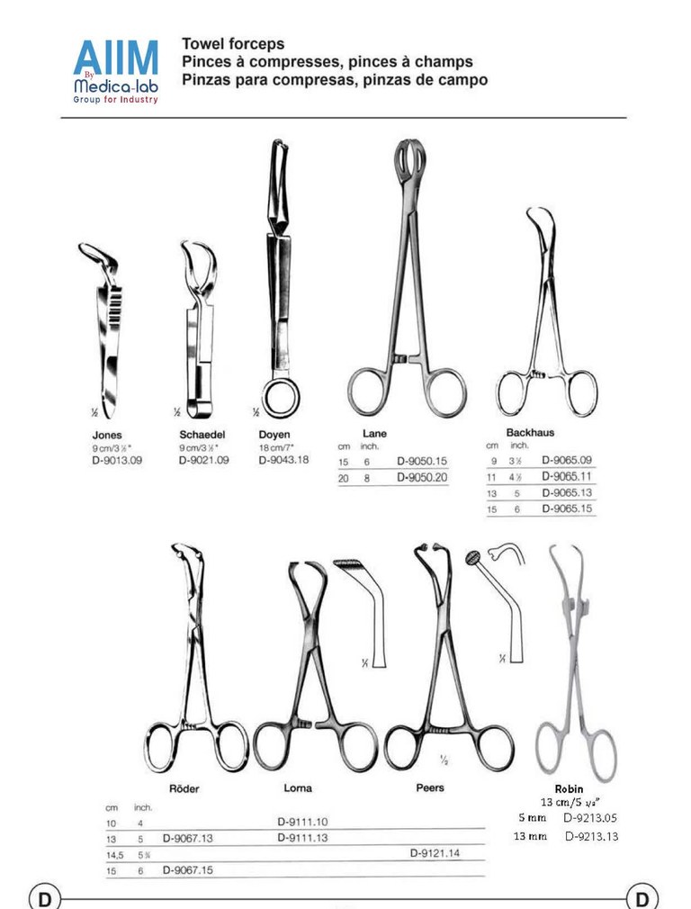 Backhaus Towel Clamp Forceps