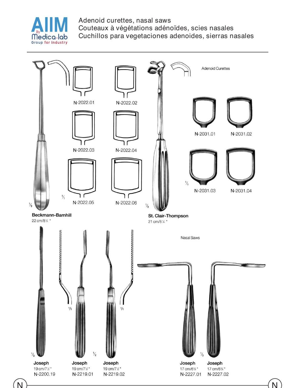 Beckmann-Barnhill Adenoid Curette