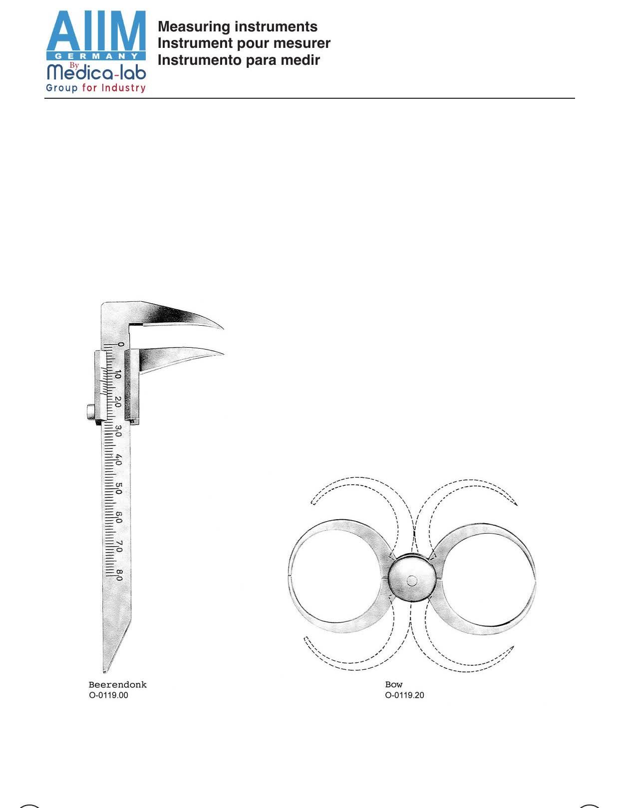 Beerendonk Dental Caliper