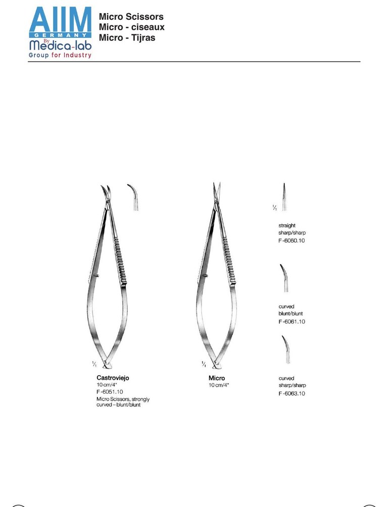 Castroviejo Micro Scissors