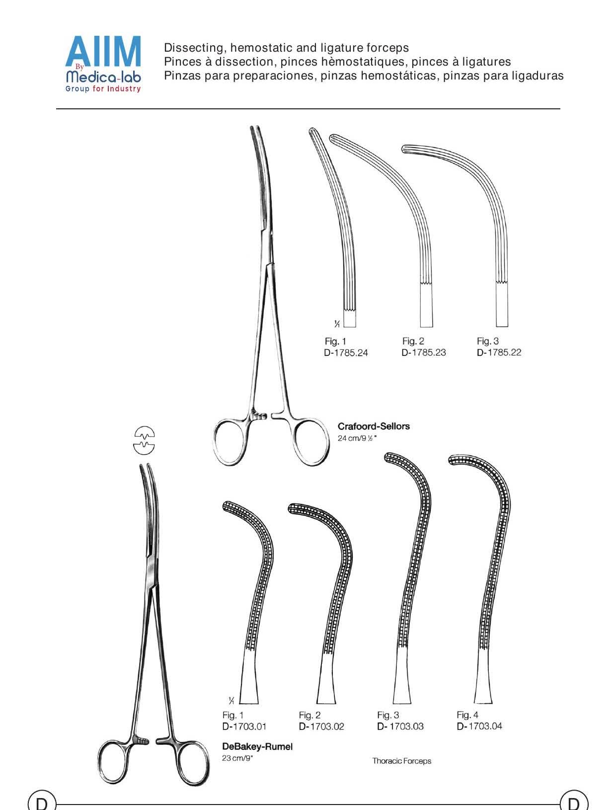 Crafoord-Sellors Thoracic Forceps