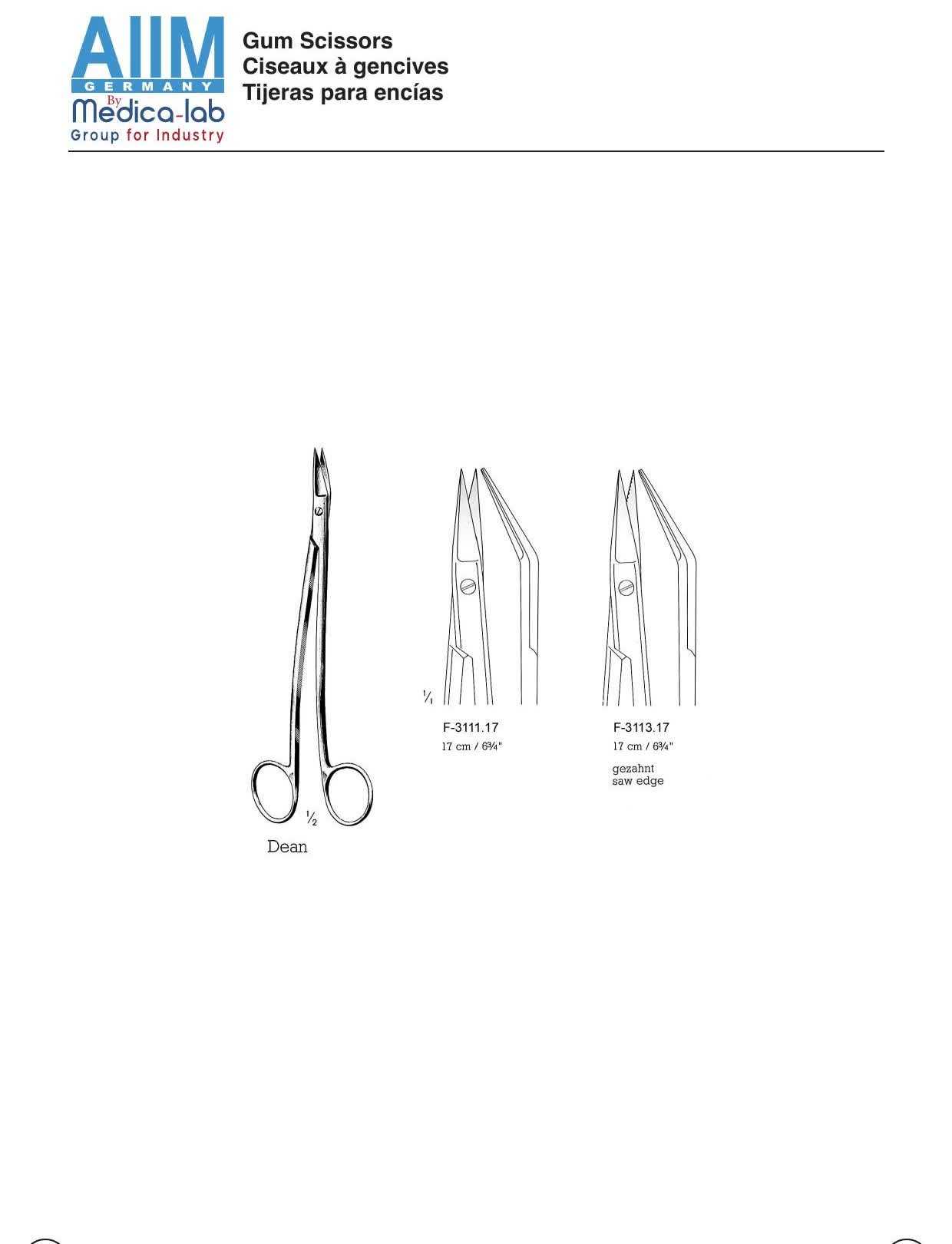Dean Gum Scissors