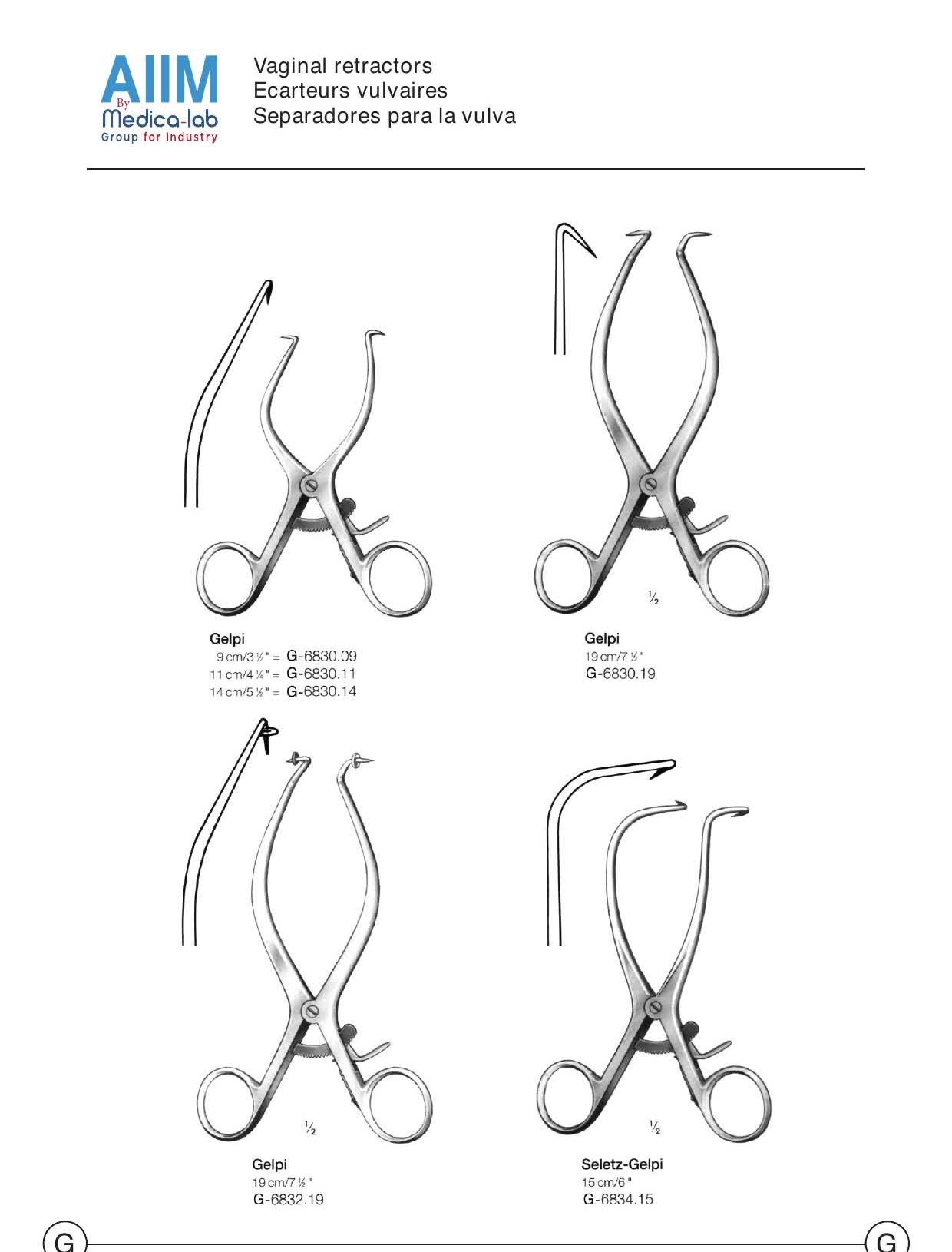 Gelpi Self-Retaining Vaginal Retractor