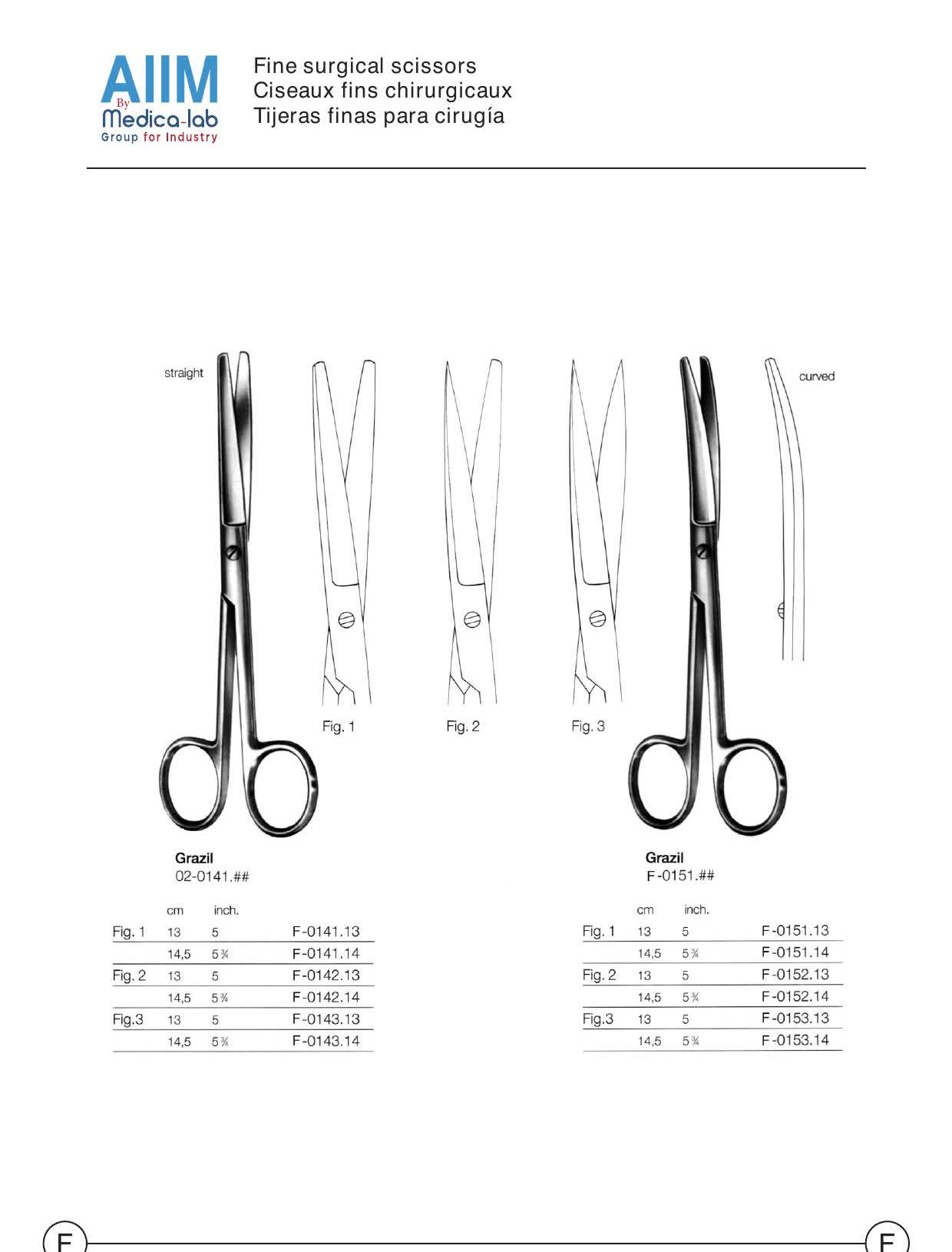 Grazil Fine Surgical Scissors