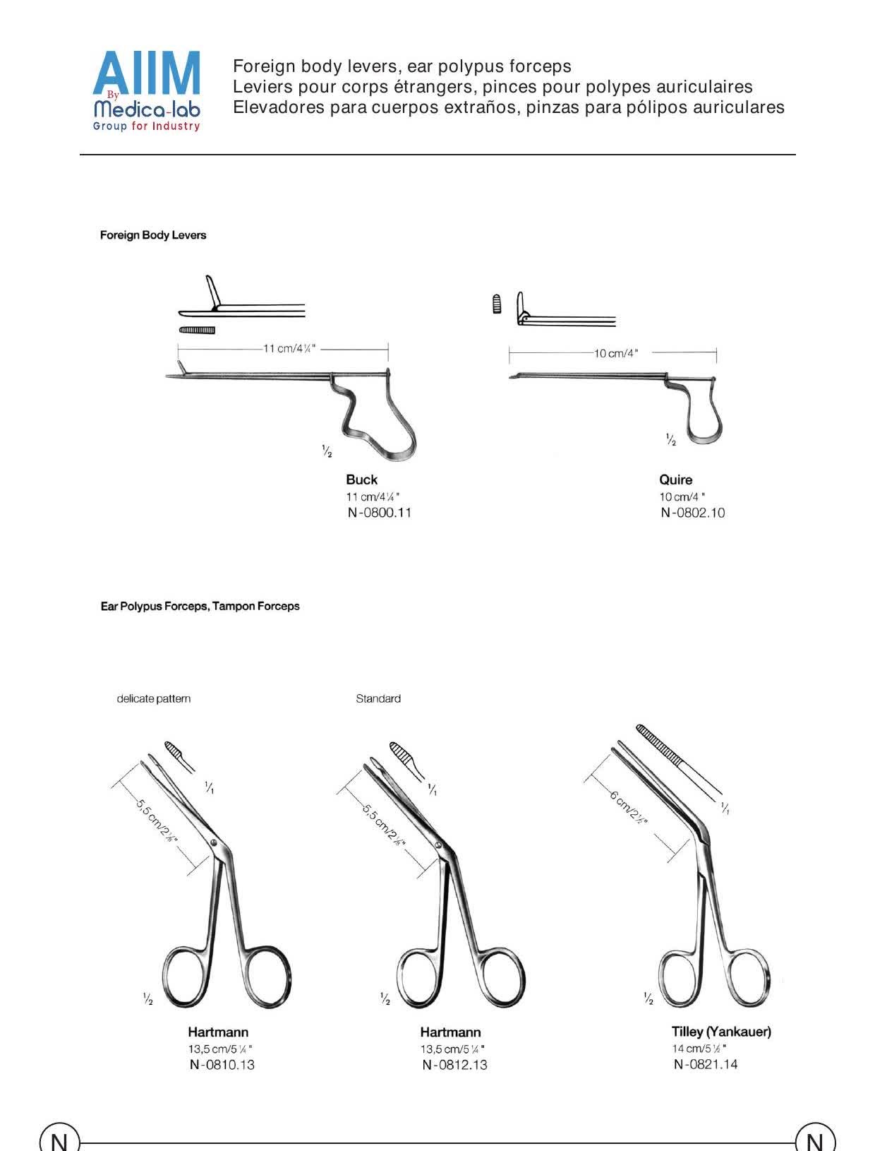Hartmann Ear Polypus Forceps