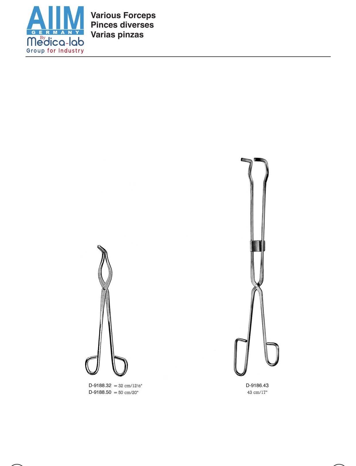 Heavy-Duty Sponge and Packing Forceps