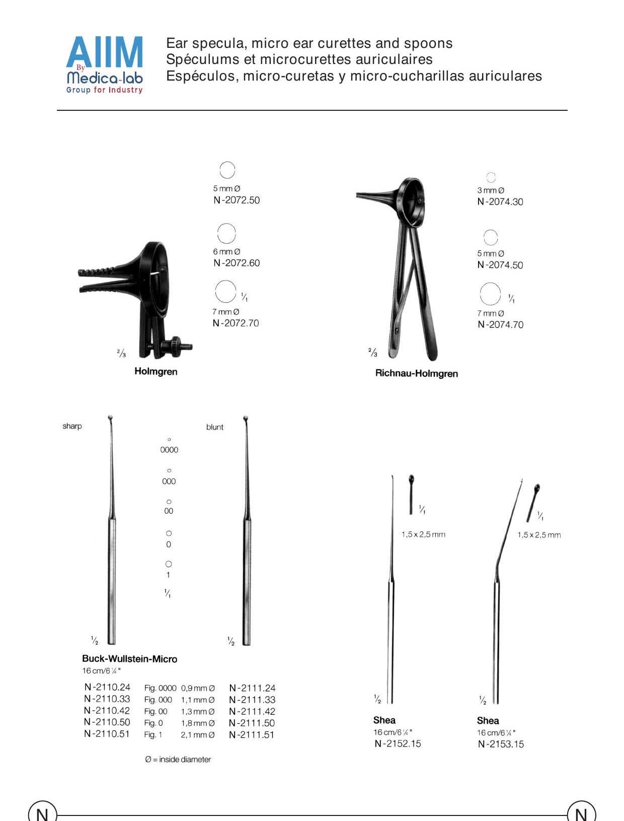 Spéculum auriculaire de Holmgren