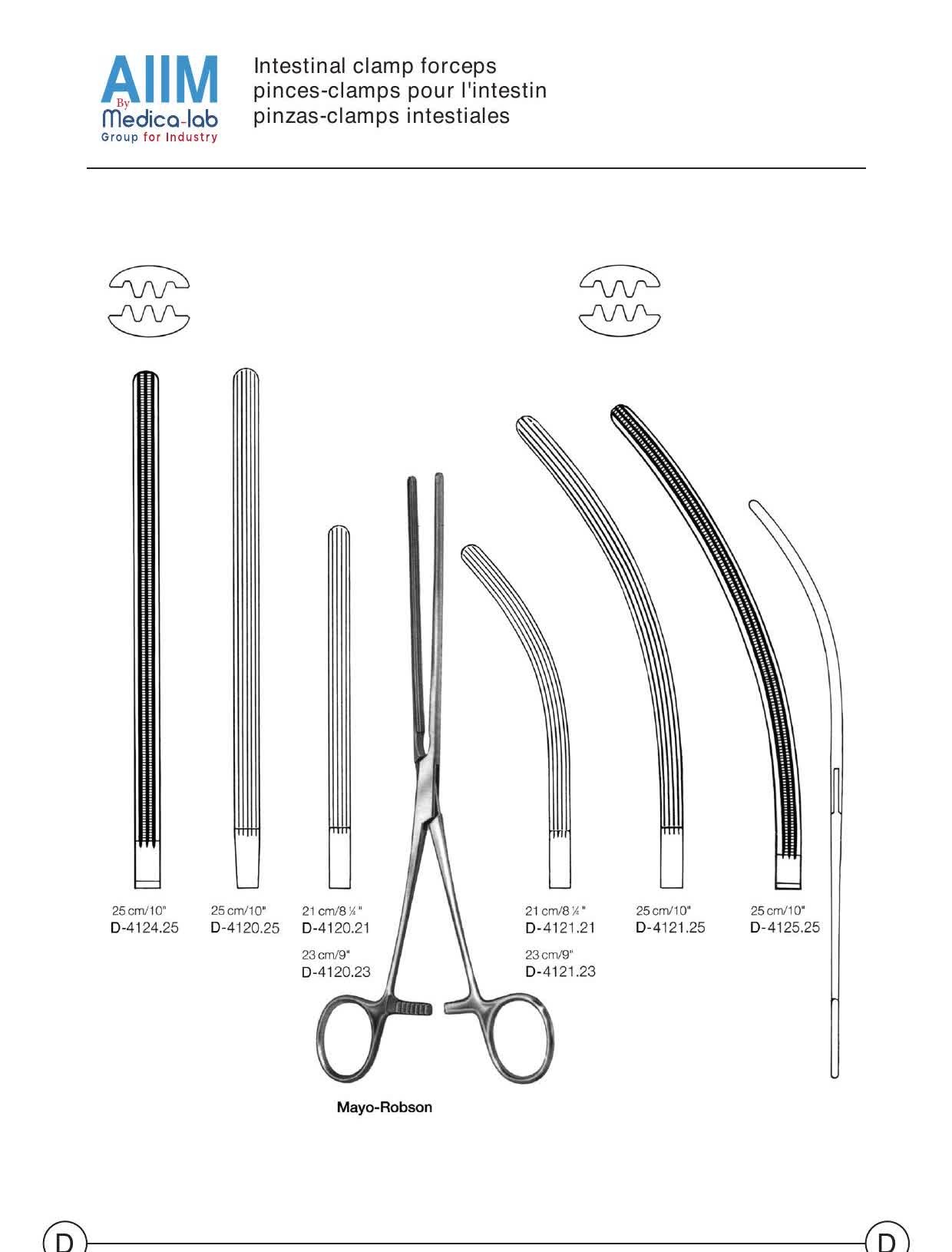 Intestinal Clamp Forceps (Mayo-Robson)