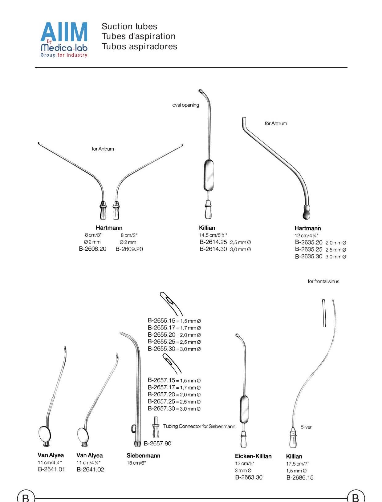 Killian Antrum Suction Tube
