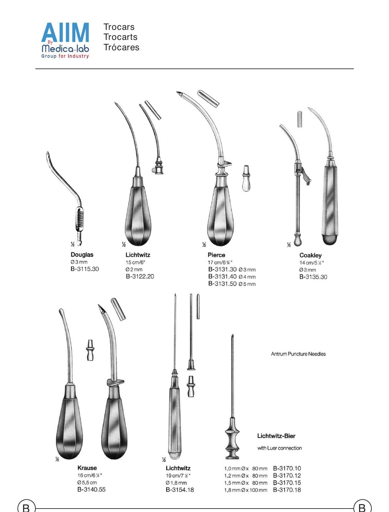 Lichtwitz Antrum Trocar and Cannula