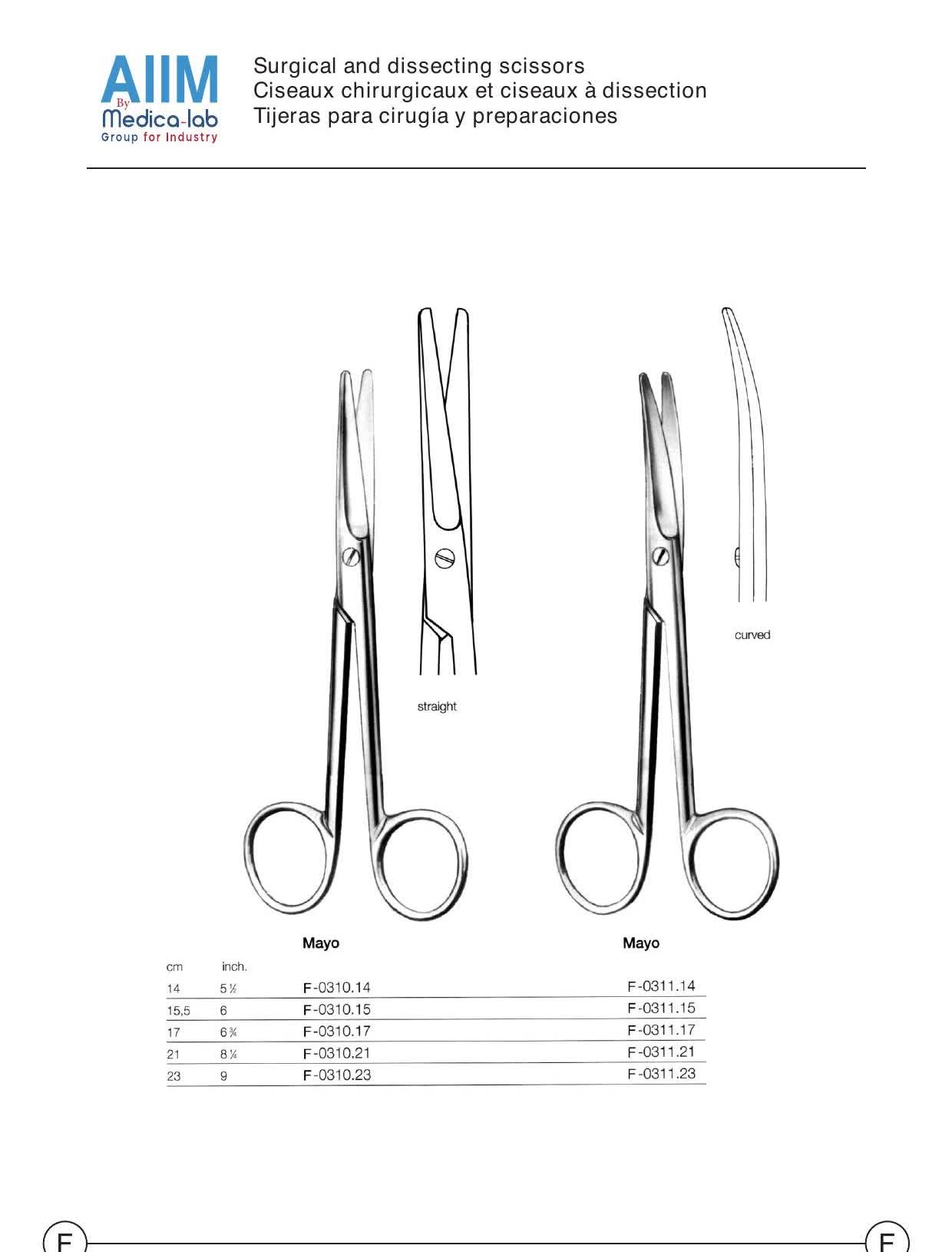 Mayo Surgical and Dissecting Scissors