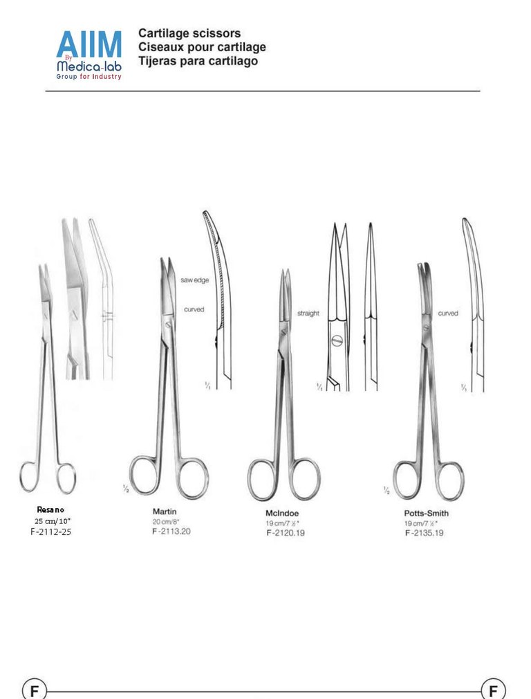 McIndoe Cartilage Scissors