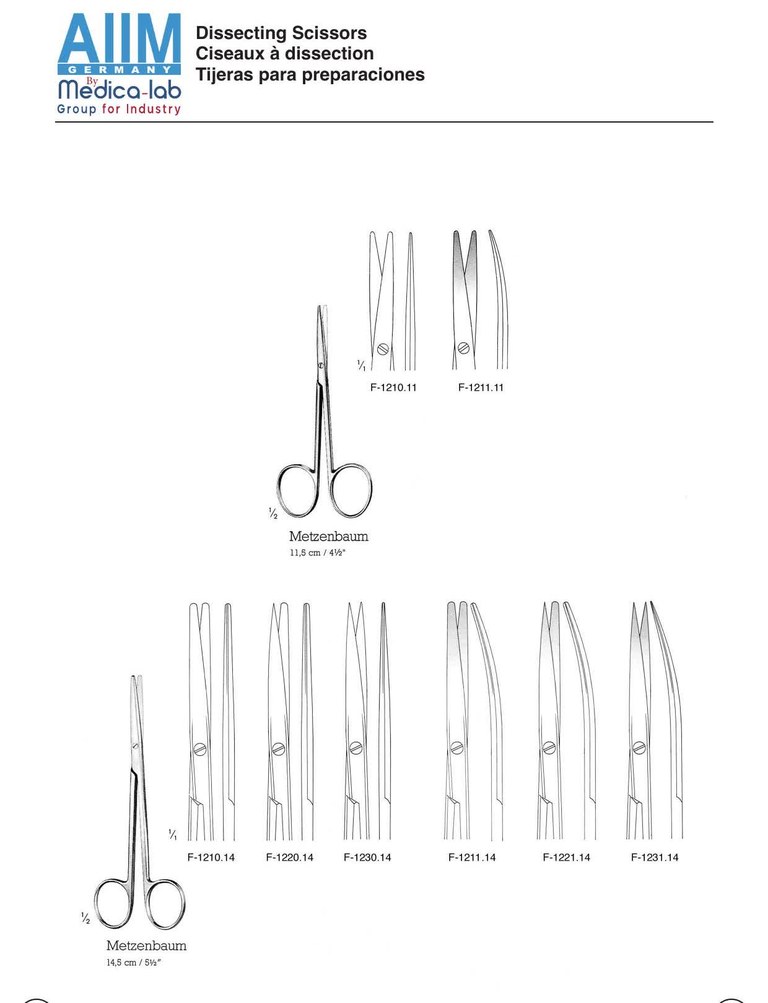 Metzenbaum Dissecting Scissors