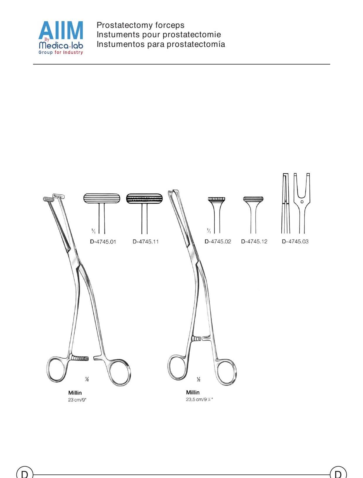 Millin Prostatectomy Forceps