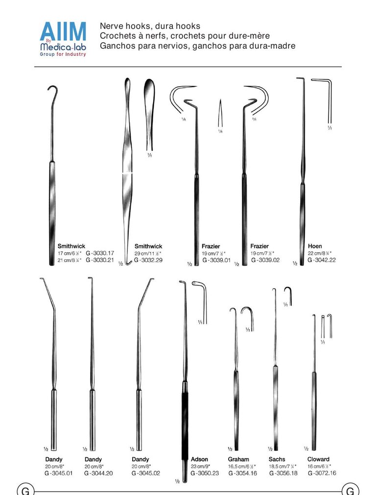 Nerve Hooks & Dura Hooks