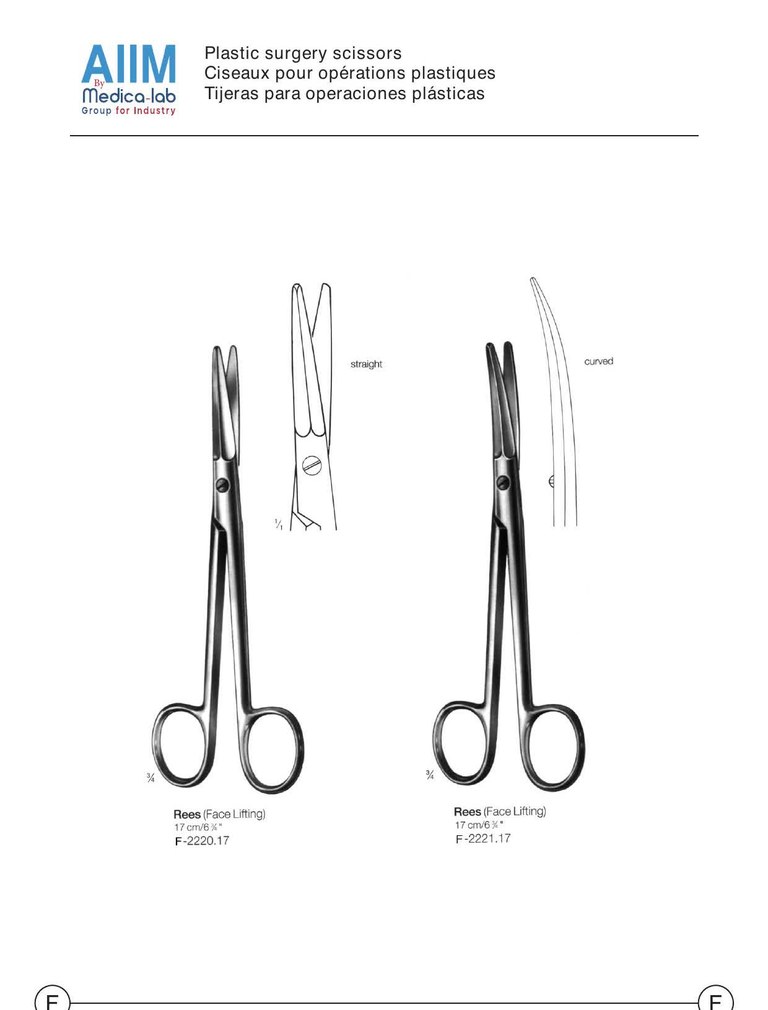 Rees Face-Lift Scissors