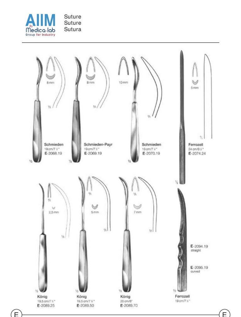 Schmieden Intestinal Ligature Needle
