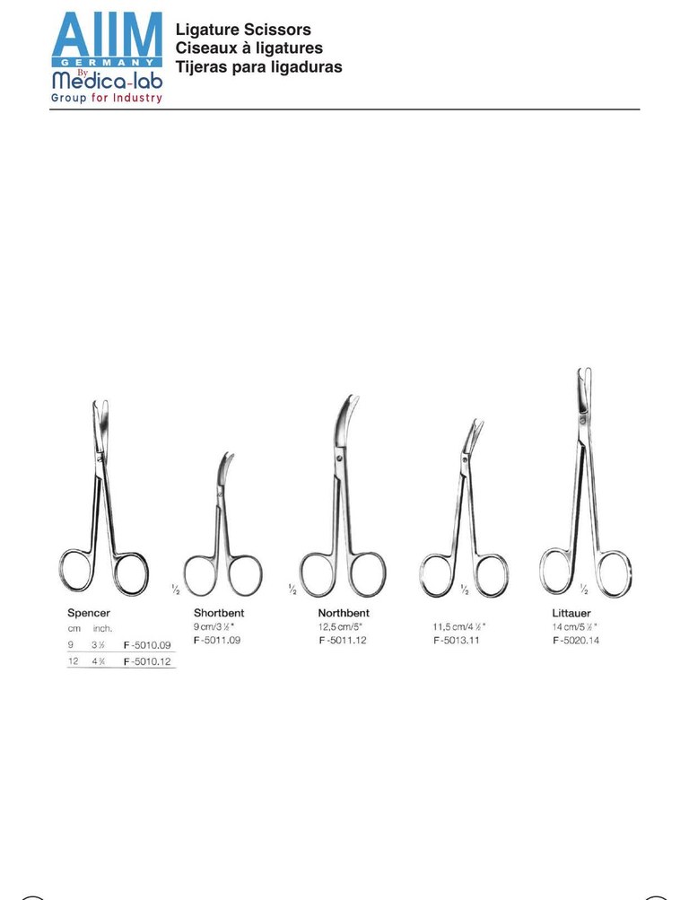 Spencer Ligature Scissors
