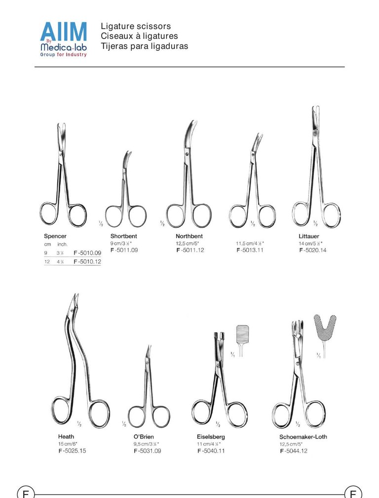 Spencer Ligature Scissors