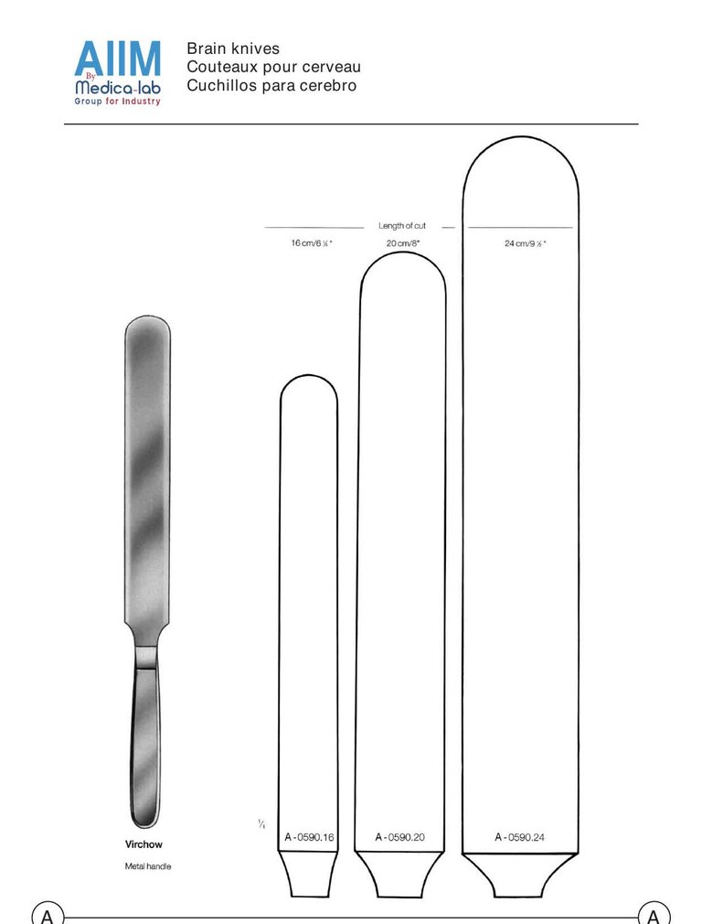 Virchow Brain Knife