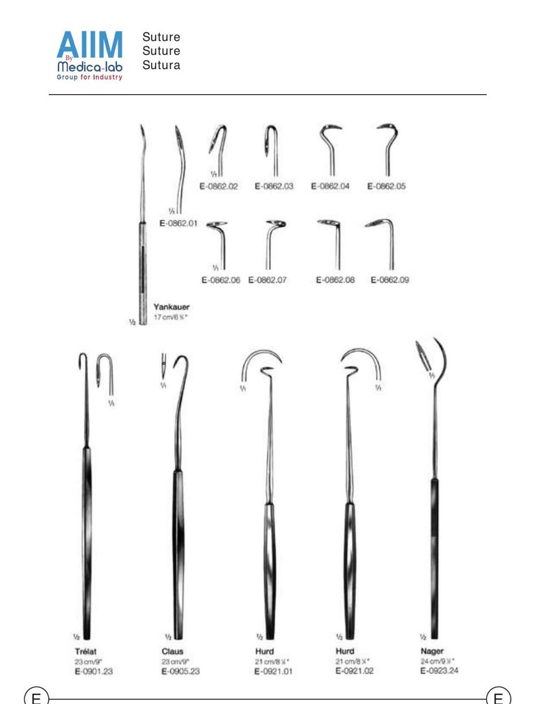 Yankauer Ligature and Tonsil Needle Set